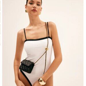 Trendy Golden Ball Metal Chain Mini Bag